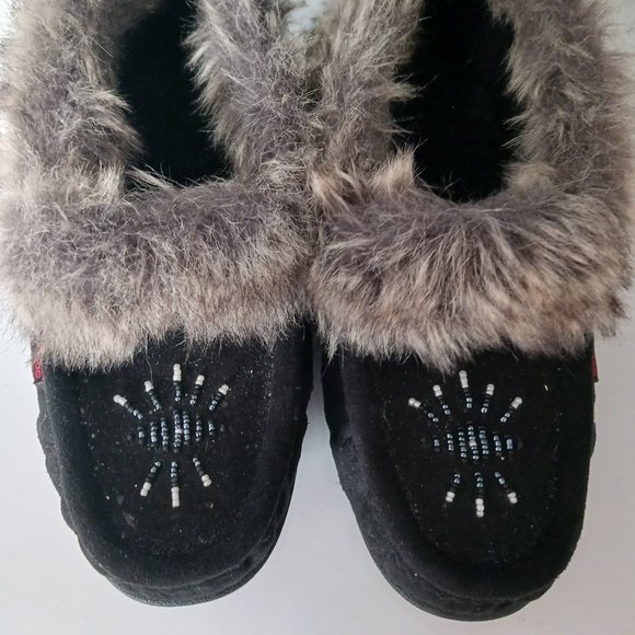 Softmac Moccasins Black Size 6 - Picture 3 of 3